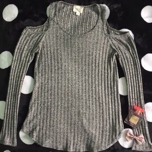 Pacsun Cold Shoulder Top